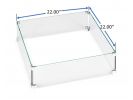 AZ Patio Heaters Glass Wind Screen  22" Square
