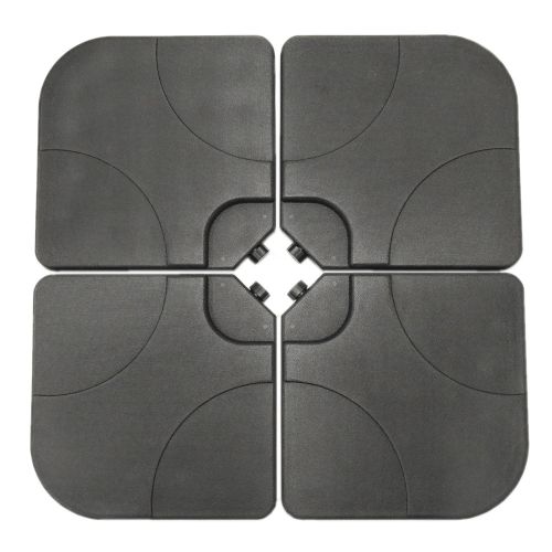AZ Patio Heaters 4piece Square Cantilever Unfilled Base Set