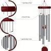 1pc Memorial Wind Chimes – 6 Metal Tubes for Garden, Yard & Patio