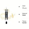1pc Memorial Wind Chimes – Outdoor Garden Decor with 6 Aluminum Tubes