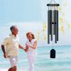 1pc Memorial Wind Chimes – Outdoor Garden Decor with 6 Aluminum Tubes