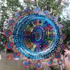 1pc 3D Hanging Wind Spinner – Stainless Steel Mandala Outdoor Garden Decor & Yard Chimes