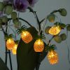 1pc; Pineapple String Lights; Battery Operated; 10 Fun Patio Lights; Party Bedroom Home Birthday Indoor Decor; Outdoor Hawaiian Tropical Tiki