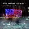 1PC American Flag Net Light; Outdoor Waterproof Mesh Lights; LED String Light; Multicolor Lights For Garden Wedding Backdrop Party Wall Decor