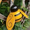 4pcs Metal Bumblebee Wall Art for Outdoor Garden Decor
