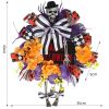 Halloween Skull Door Hanging Flower Garland Horror Party Decoration