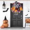 Halloween Skull Door Hanging Flower Garland Horror Party Decoration