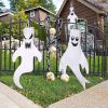 Halloween Decorations Outdoor Decor Hanging Lighted Glowing Ghost Witch Hat Halloween Decorations
