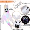 Halloween Decorations Outdoor Decor Hanging Lighted Glowing Ghost Witch Hat Halloween Decorations