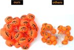 Halloween Pumpkin String Lights, Holiday LED Lights for Indoor Outdoor Decor,30 LED 11.81ft 3D Waterproof Orange Jack-O-Lantern