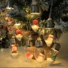 1pc Christmas Snow Globe String Lights For Wishing Bottle Garden Backyard Patio Wedding Party Indoor Outdoor Xmas Decorations, Powered By Battery Box