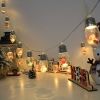 1pc Christmas Snow Globe String Lights For Wishing Bottle Garden Backyard Patio Wedding Party Indoor Outdoor Xmas Decorations, Powered By Battery Box