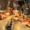 1pc Christmas Snow Globe String Lights For Wishing Bottle Garden Backyard Patio Wedding Party Indoor Outdoor Xmas Decorations, Powered By Battery Box