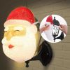 1pc Christmas Santa Porch Light Covers – Outdoor Holiday Decoration