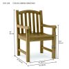 Chelsea Dining Armchair – All-Weather Teak Wood