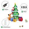 7-Foot Inflatable Christmas Tree with Santa and LED Lights