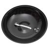 18-Inch Apple Charcoal Stove with Enamel Body & Side Wheel