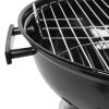 18-Inch Apple Charcoal Stove with Enamel Body & Side Wheel