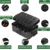 Large Outdoor Electrical Box, IP54 Waterproof Extension Cord Cover Weatherproof, Protect Outlet, Plug, Socket, Timer, Power Strip.