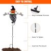 Waterproof Solar-Powered Halloween Scarecrow Stake Light for Garden, Yard & Lawn