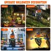 Waterproof Solar-Powered Halloween Scarecrow Stake Light for Garden, Yard & Lawn