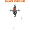 Waterproof Solar-Powered Halloween Scarecrow Stake Light for Garden, Yard & Lawn
