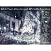 Christmas Lights Outdoor, 197 FT 580 LED Christmas Decorations Lights/Waterproof String Fairy Lights Plug in with 8 Modes and Timer