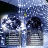 9.8*6.5FT Christmas Mesh Net Light,360 LED Net Light with 8 Modes&Remote,Connectable Net String Christmas Lights