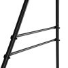 Wrought Iron Four-Leg Hanging Chair Stand – 200kg Capacity, Black