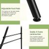 Wrought Iron Four-Leg Hanging Chair Stand – 200kg Capacity, Black