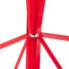 8FT Weather-Resistant Red Garden Windmill