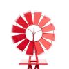 8FT Weather-Resistant Red Garden Windmill