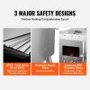 VEVOR Portable Stainless Steel Camping Wood Stove with Chimney & Gloves