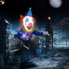 3.3 FT Halloween Inflatable Clown Broke Out from Window Outdoor Decorations, Scary Blow up Decor with Built-in LED Lights for Holiday Party