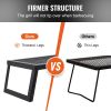 VEVOR Folding Campfire Grill – Heavy Duty Steel Mesh Grate for Fire Pits