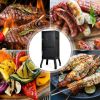 Vertical 2-Tier Charcoal BBQ Smoker Grill with Temperature Gauge