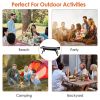 Foldable Charcoal BBQ Grill with Shelf – Portable Stainless Steel Tabletop Grill