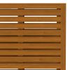 2-Piece Patio Sofa Set with Dark Gray Cushions – Solid Acacia Wood