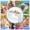 5 Ft Folding Ice Cooler Table with Double Sinks for Parties, Camping & Events