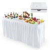 5 Ft Folding Ice Cooler Table with Double Sinks for Parties, Camping & Events
