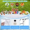 5 Ft Folding Ice Cooler Table with Double Sinks for Parties, Camping & Events