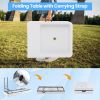 5 Ft Folding Ice Cooler Table with Double Sinks for Parties, Camping & Events