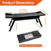 Folding Charcoal BBQ Grill Stainless Steel Grill with Shelf