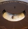 AZ Patio Heaters Outdoor Round Aluminum Propane Fire Pit with Scroll Design