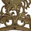 Rustic Rooster Cast Iron Hose Organizer for Garden