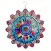 1pc 3D Hanging Wind Spinner – Stainless Steel Mandala Outdoor Garden Decor & Yard Chimes