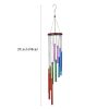 1pc Outdoor Wind Chimes with 12 Colored Aluminum Tubes – Commemorative Garden Decor for Family, Courtyard & Yard