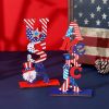 Independence Day Wooden American Pattern Ornament – Patriotic Home Decor