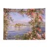 Mediterranean Rose Oil Painting Wall Tapestry – 29x39 Inch Bedroom Decor