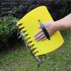 1 Pair Plastic Hand Rakes Leaf Collector Garden Scoop for Yard Cleanup